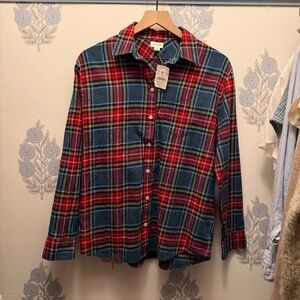 NWT J. Crew Factory Plaid Shirt